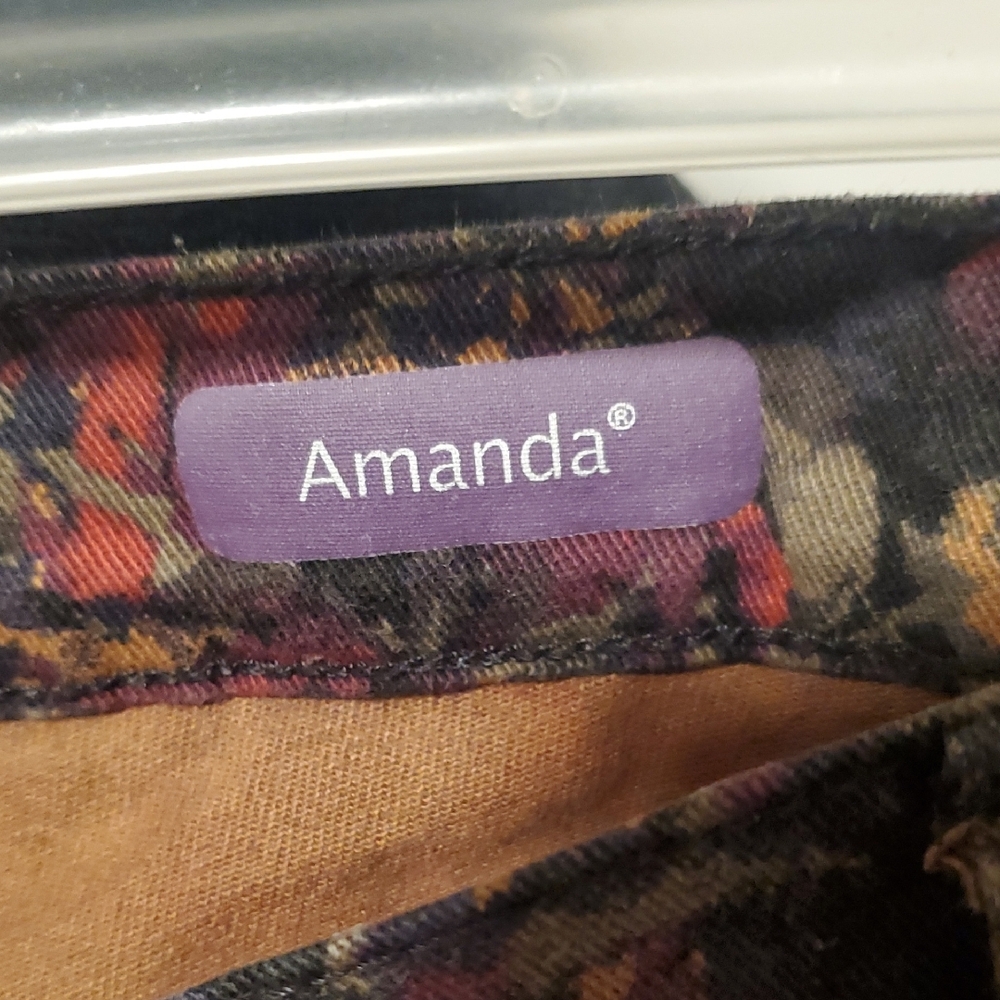 Gloria Vanderbilt Multicolor Patterned Pants - image 3